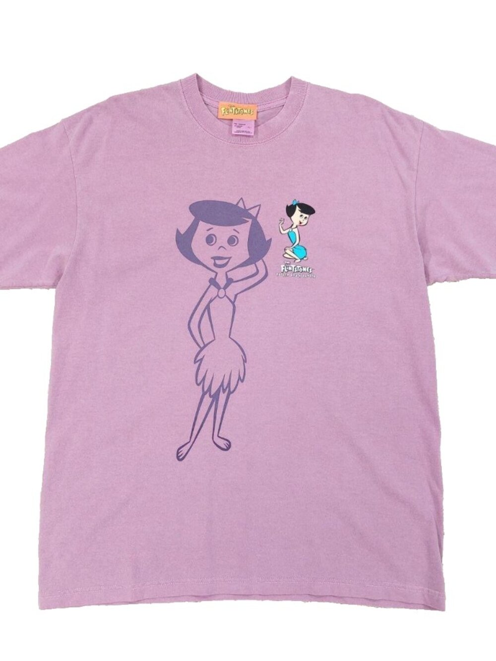 Vintage 2001 Flintstones Betty Rubble T-Shirt L, Made In USA, Bedrock City Park